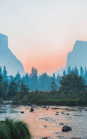 Yosemite National Park, USA, landscape Wallpaper 1752x2800