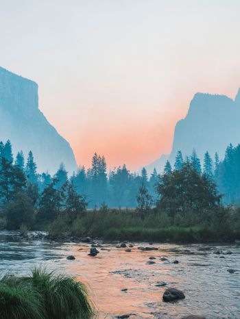 Yosemite National Park, USA, landscape Wallpaper 1536x2048