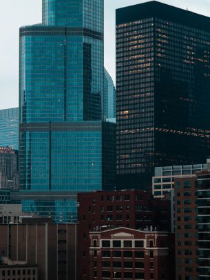 city, skyscrapers Wallpaper 1536x2048