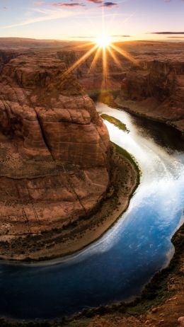 canyon, landscape, sunset Wallpaper 2160x3840