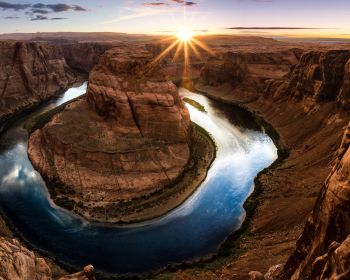 canyon, landscape, sunset Wallpaper 1280x1024
