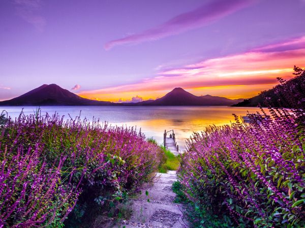 Lake Atitlan, Guatemala, lake Wallpaper 800x600