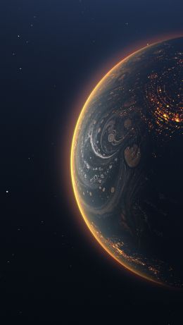 planet, space Wallpaper 640x1136