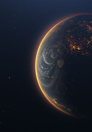 planet, space Wallpaper 1640x2360