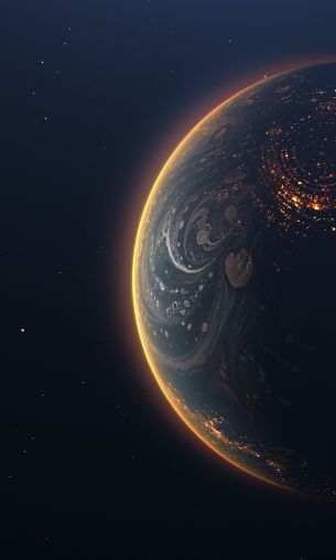 planet, space Wallpaper 1200x2000