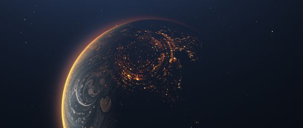 planet, space Wallpaper 2560x1080