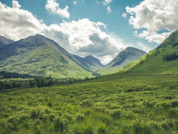 valley, hills, Scotland Wallpaper 800x600