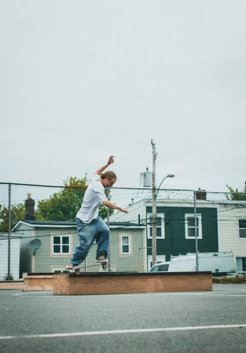man, skateboard Wallpaper 1668x2388