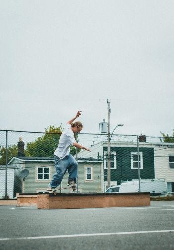 man, skateboard Wallpaper 1640x2360