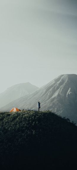 holidays in the mountains Wallpaper 1080x2400