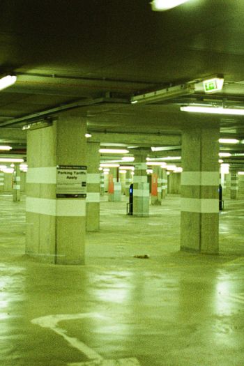 underground parking Wallpaper 640x960