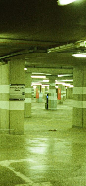 underground parking Wallpaper 1170x2532