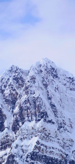 snow mountain Wallpaper 1284x2778