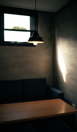 indoors, in cafe Wallpaper 600x1024