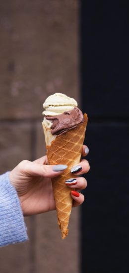 ice cream cone Wallpaper 1440x3040