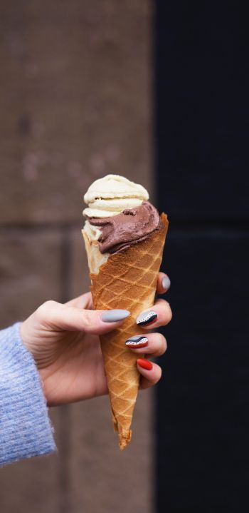 ice cream cone Wallpaper 1440x2960