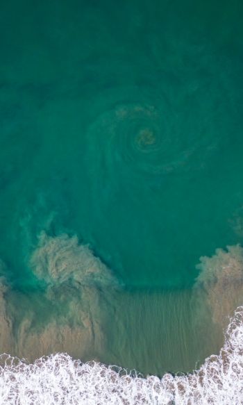 sea from above Wallpaper 1200x2000