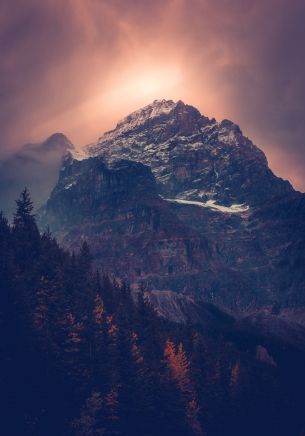 Banff, Canada, mountain Wallpaper 1668x2388