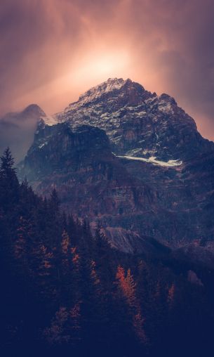 Banff, Canada, mountain Wallpaper 1200x2000