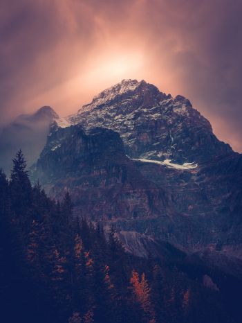 Banff, Canada, mountain Wallpaper 1668x2224