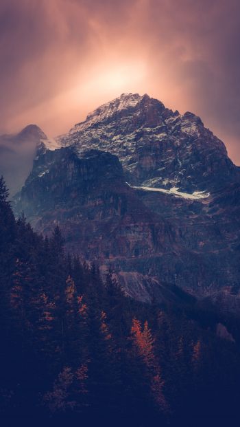 Banff, Canada, mountain Wallpaper 640x1136