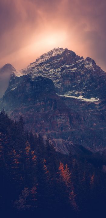 Banff, Canada, mountain Wallpaper 1440x2960