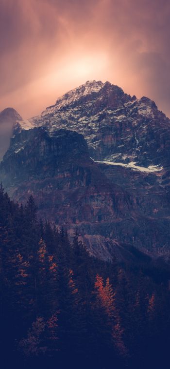 Banff, Canada, mountain Wallpaper 1284x2778