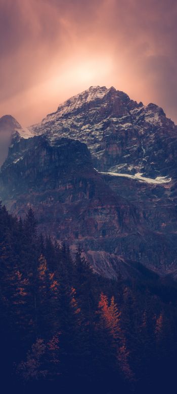 Banff, Canada, mountain Wallpaper 1440x3200