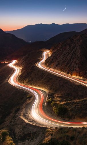 night road Wallpaper 1200x2000