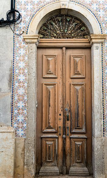 Обои 1200x2000 Феррагудо, Португалия, дверь