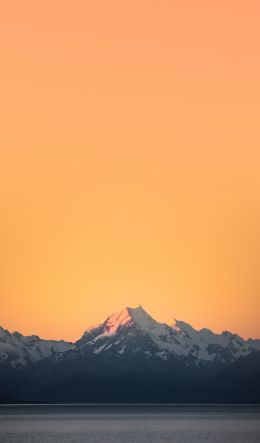 Mount Cook, Canterbury, New Zealand Wallpaper 600x1024