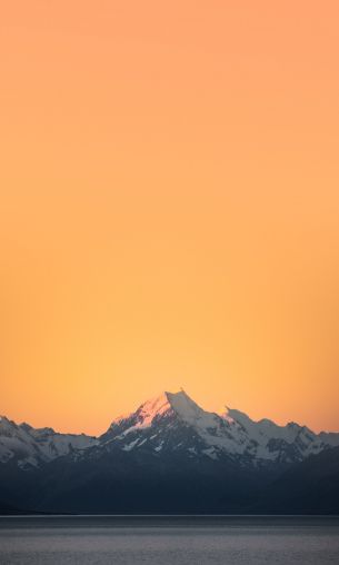 Mount Cook, Canterbury, New Zealand Wallpaper 1200x2000