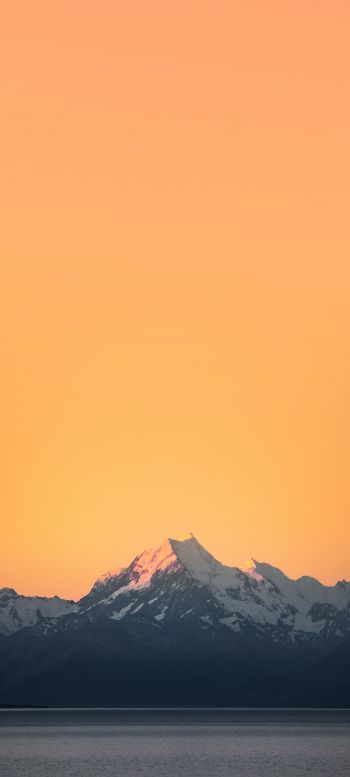 Mount Cook, Canterbury, New Zealand Wallpaper 1080x2400