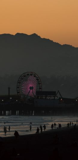 Santa Monica, California, USA Wallpaper 1080x2220