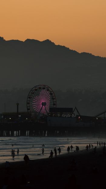 Santa Monica, California, USA Wallpaper 1440x2560