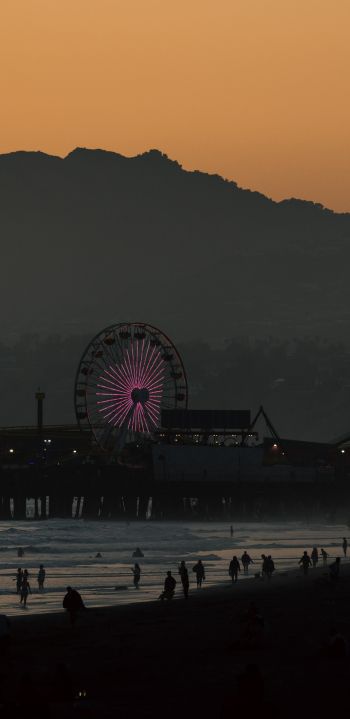 Santa Monica, California, USA Wallpaper 1080x2220