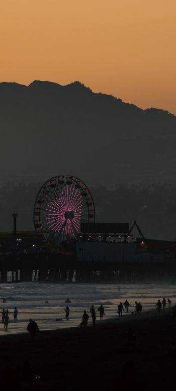 Santa Monica, California, USA Wallpaper 1080x2400