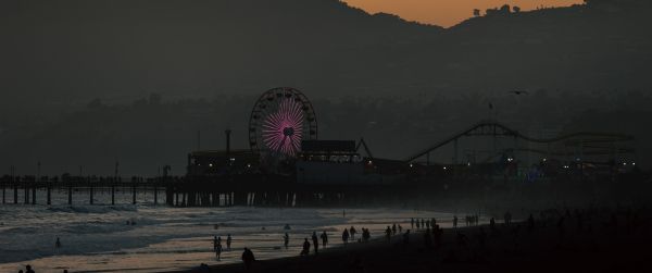 Santa Monica, California, USA Wallpaper 3440x1440