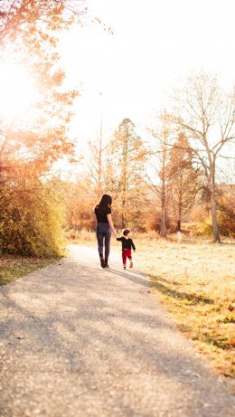 Boise, Idaho, USA, mom and baby Wallpaper 640x1136