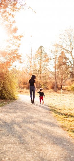 Boise, Idaho, USA, mom and baby Wallpaper 1080x2340