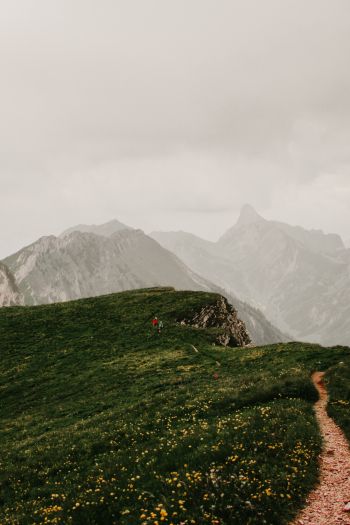 Обои 640x960 швейцарские горы, Швейцария