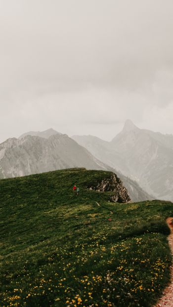 Обои 640x1136 швейцарские горы, Швейцария