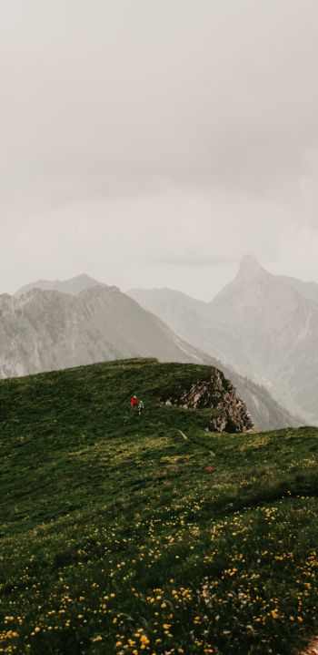 Обои 1080x2220 швейцарские горы, Швейцария