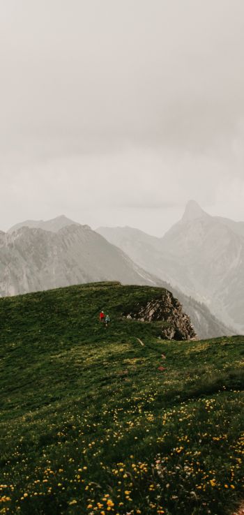 Обои 1440x3040 швейцарские горы, Швейцария