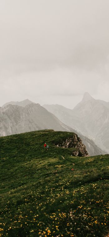 Обои 828x1792 швейцарские горы, Швейцария