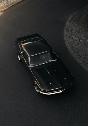 Обои 1668x2388 Лодзь, Польша, черная машина