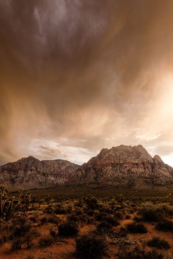 Red Rock Canyon, Nevada, USA Wallpaper 640x960