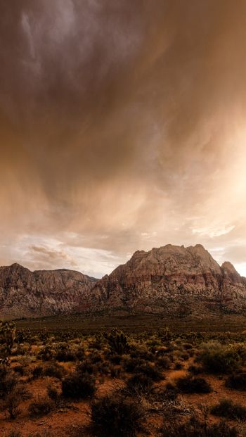 Red Rock Canyon, Nevada, USA Wallpaper 640x1136
