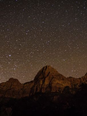 night mountains Wallpaper 1668x2224