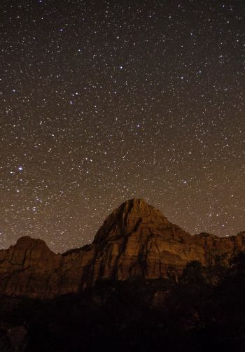 night mountains Wallpaper 1640x2360